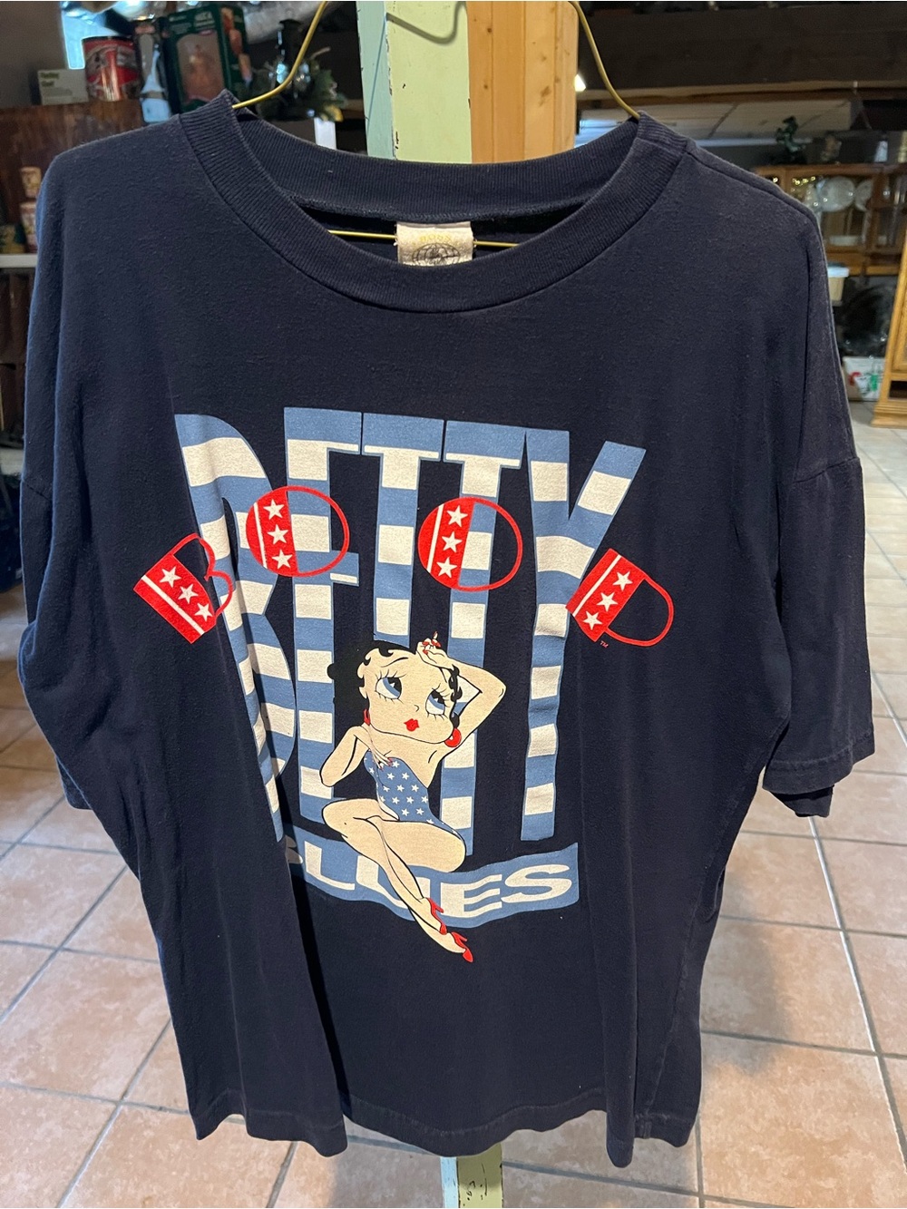 Betty Boop Navy Graphic Tee